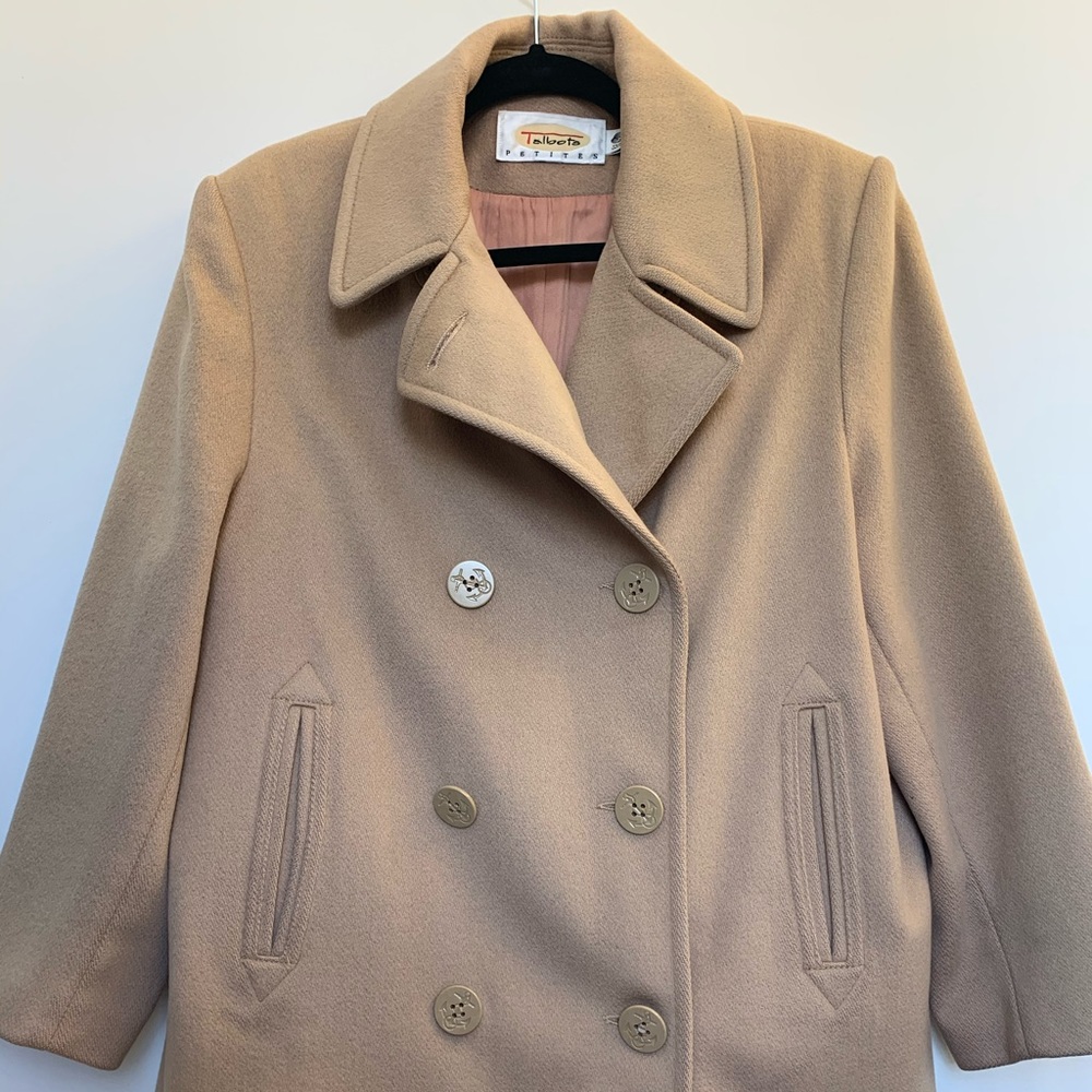 Tan/ Camel Pea-Coat/Jacket